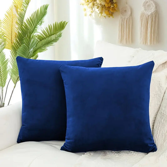Elegant Velvet Square Cushion Cover Without Filler – Home Décor Item